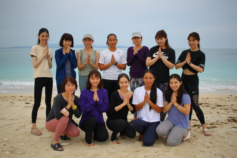 すがすがしい笑顔で記念撮影