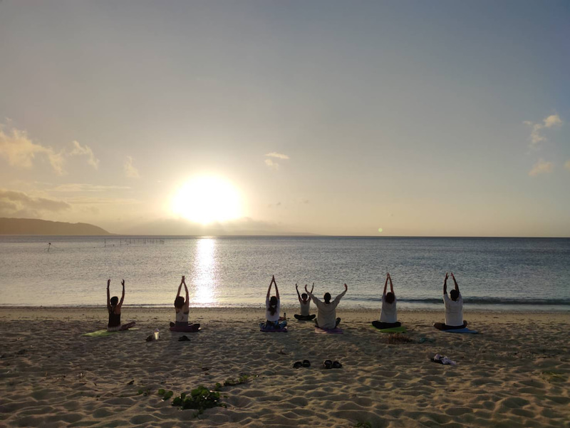 サンセットヨガ